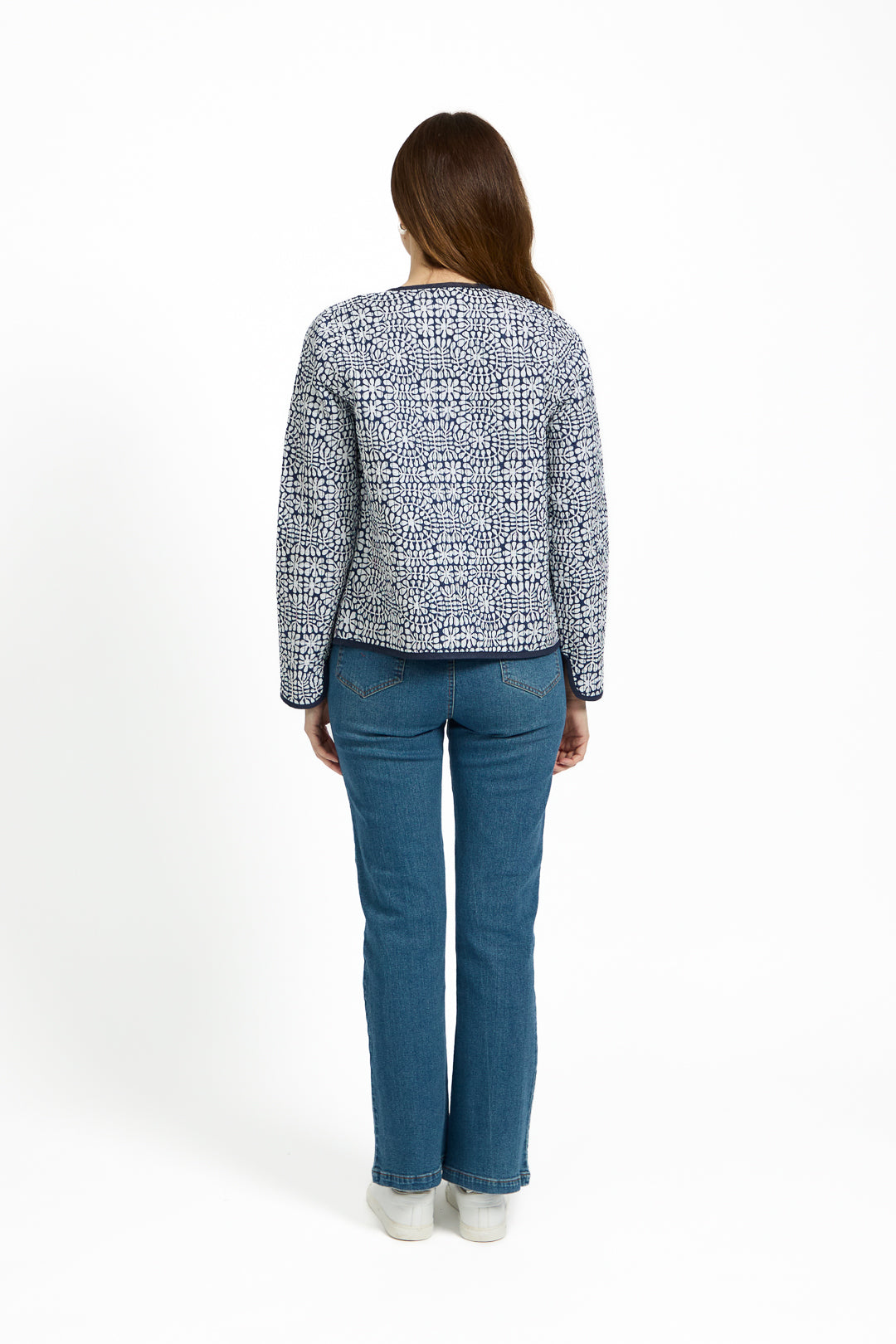 Floral Print Quilted Jacket