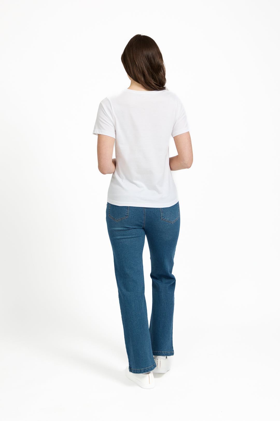 Santorini Graphic Embellished Cotton Top