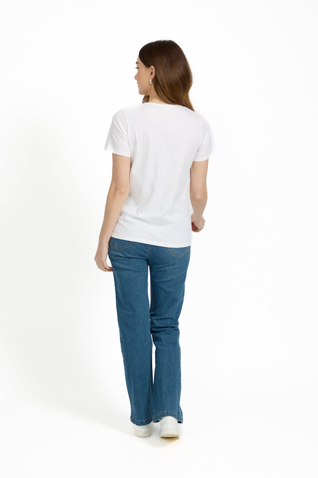 Holiday Mode Embellished Embroidered Cotton T-Shirt