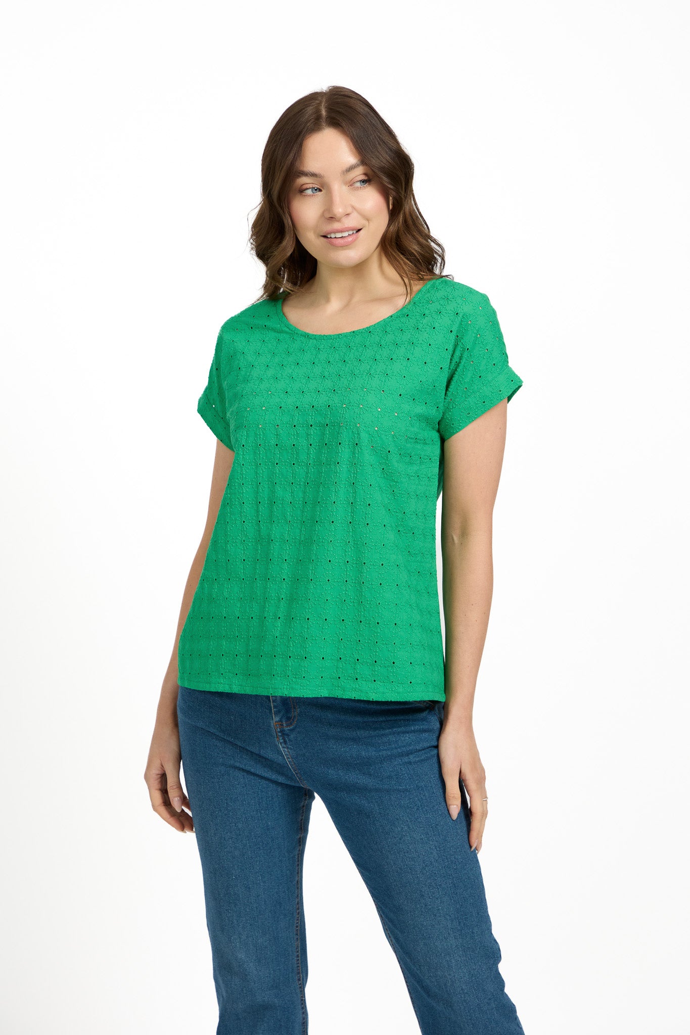 Embroidery Anglaise Top