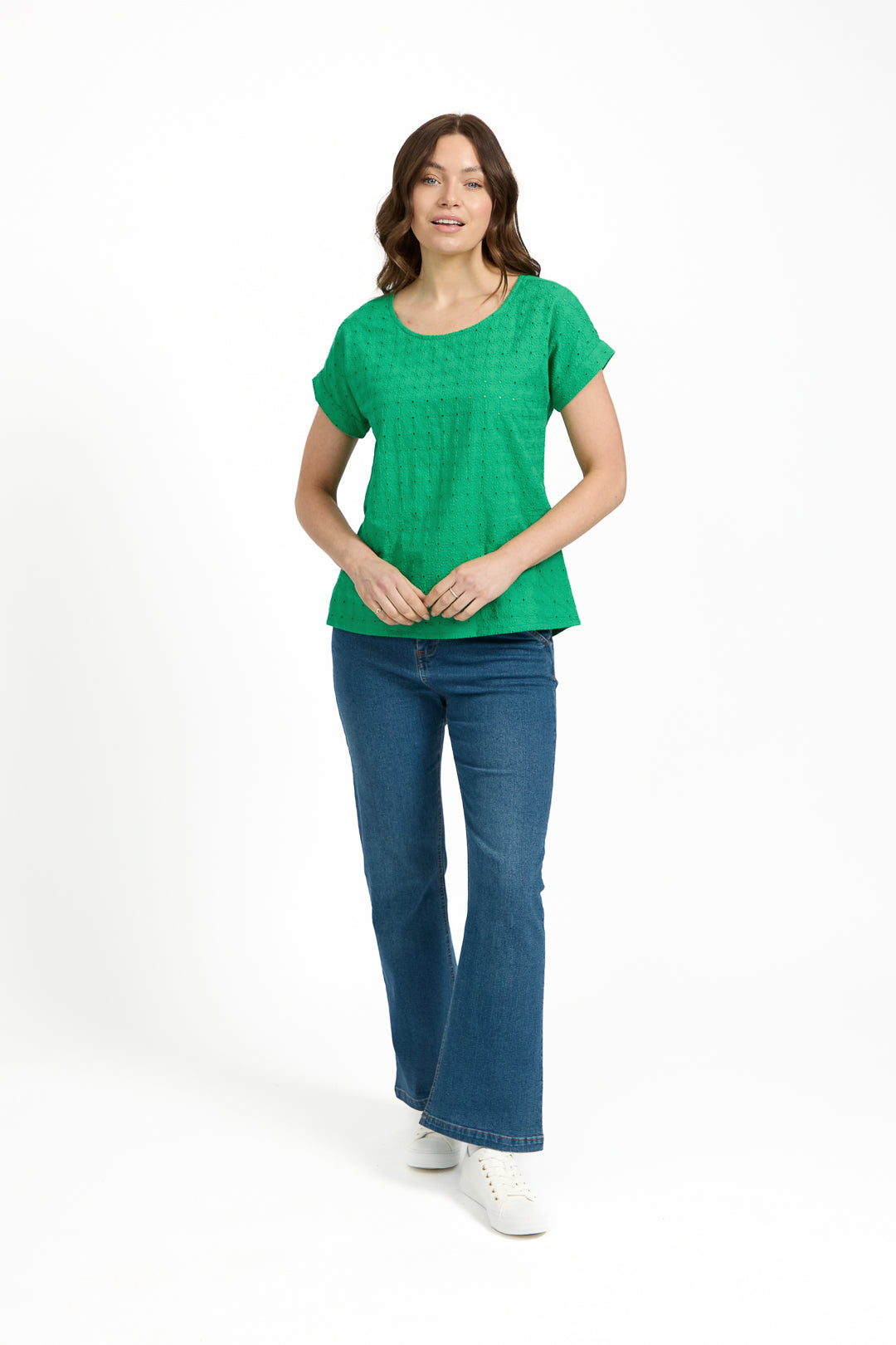 Embroidery Anglaise Top
