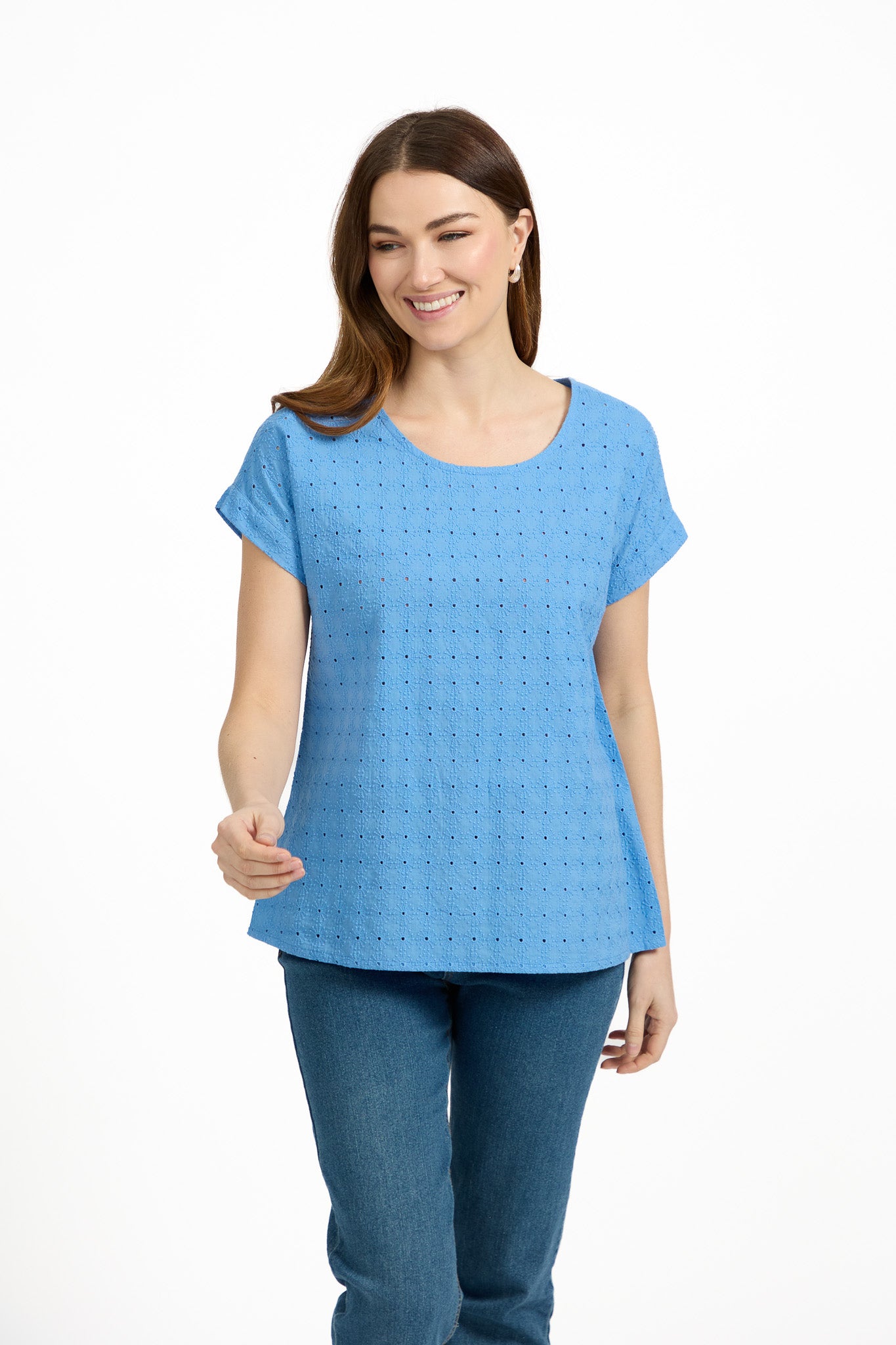 Embroidery Anglaise Top