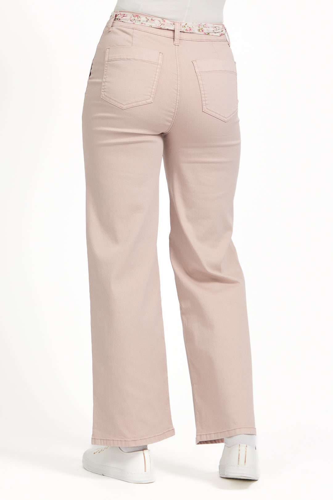 Cargo Trousers with Scarf Belt