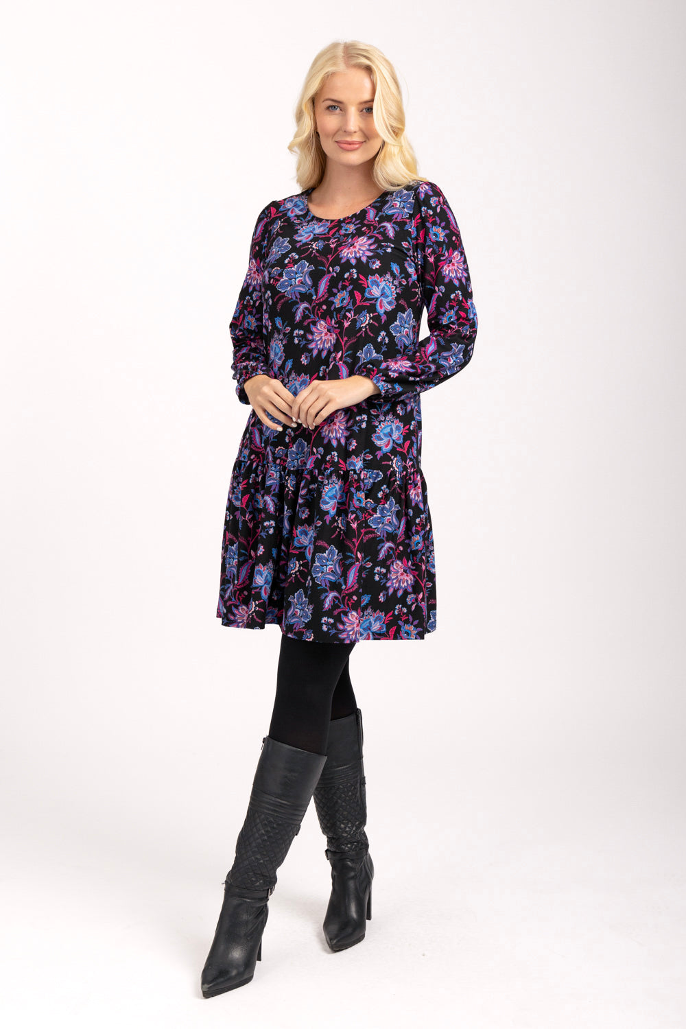 Paisley Floral Soft Touch Dress