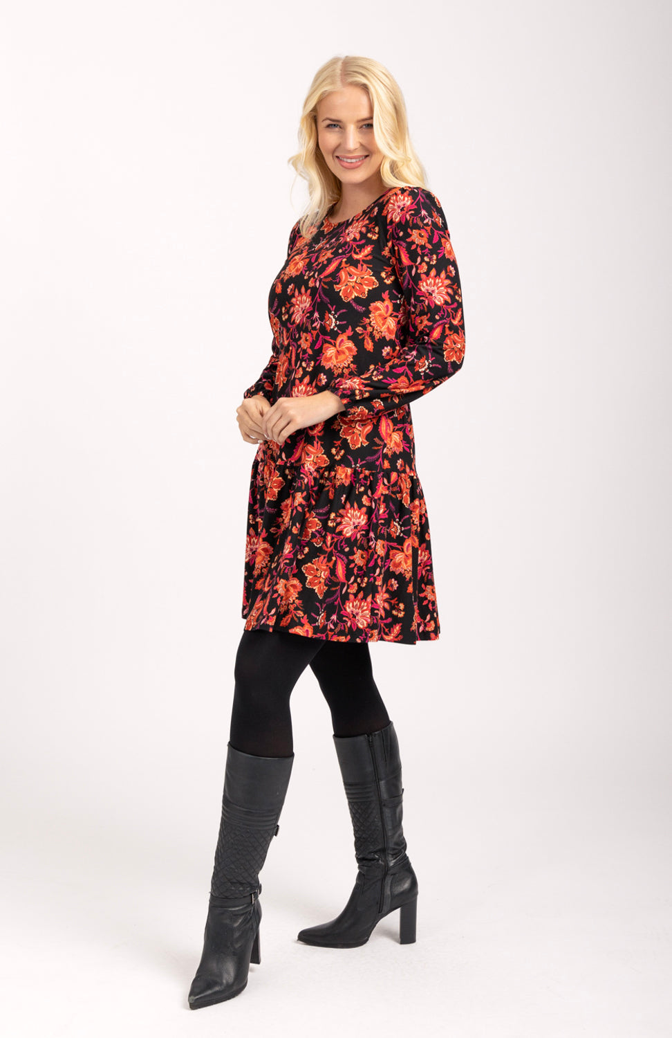 Paisley Floral Soft Touch Dress