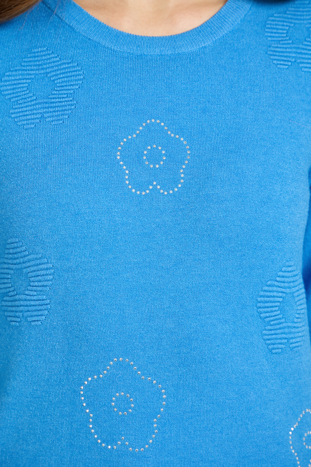 Floral Sequin Embellished Knitted Jumper