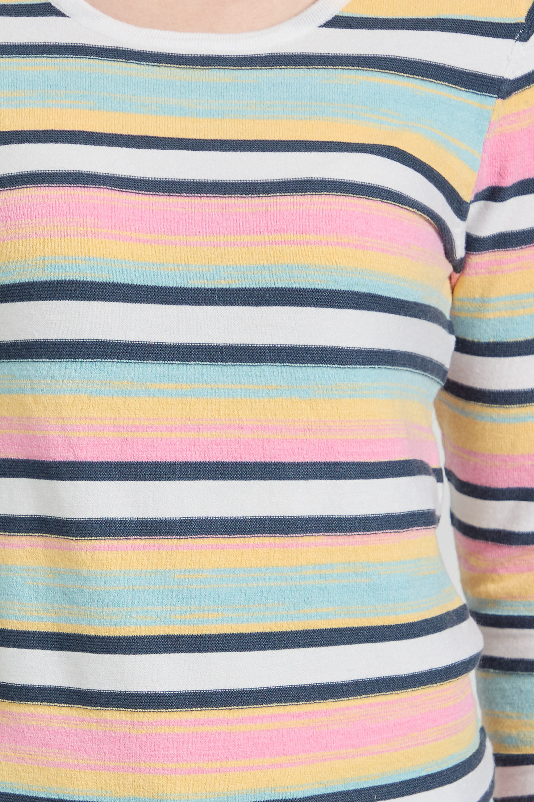 Space Dye Striped Jumper