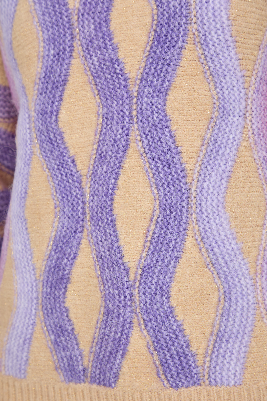 Wavy Stitch Knit Jumper
