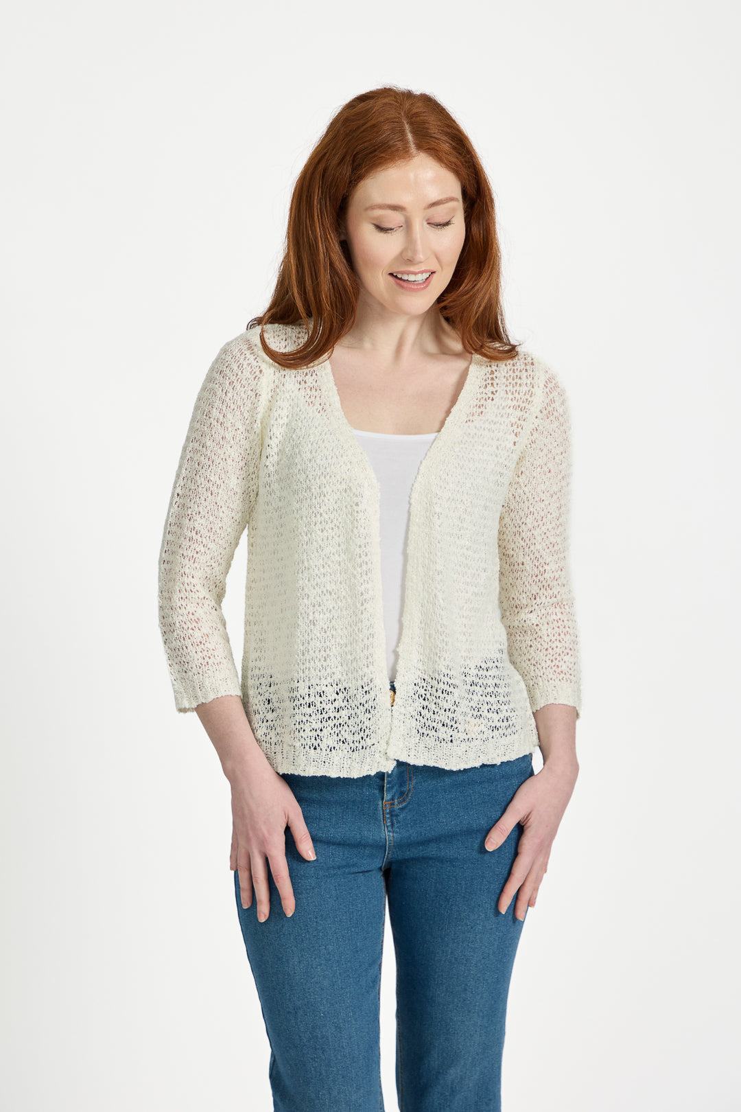 Popcorn Knit Shrug