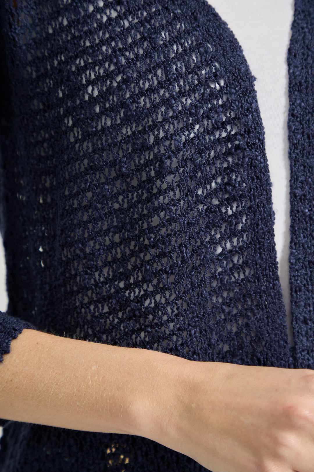 Popcorn Knit Shrug