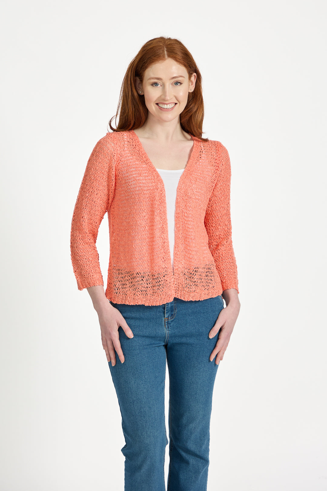 Popcorn Knit Shrug