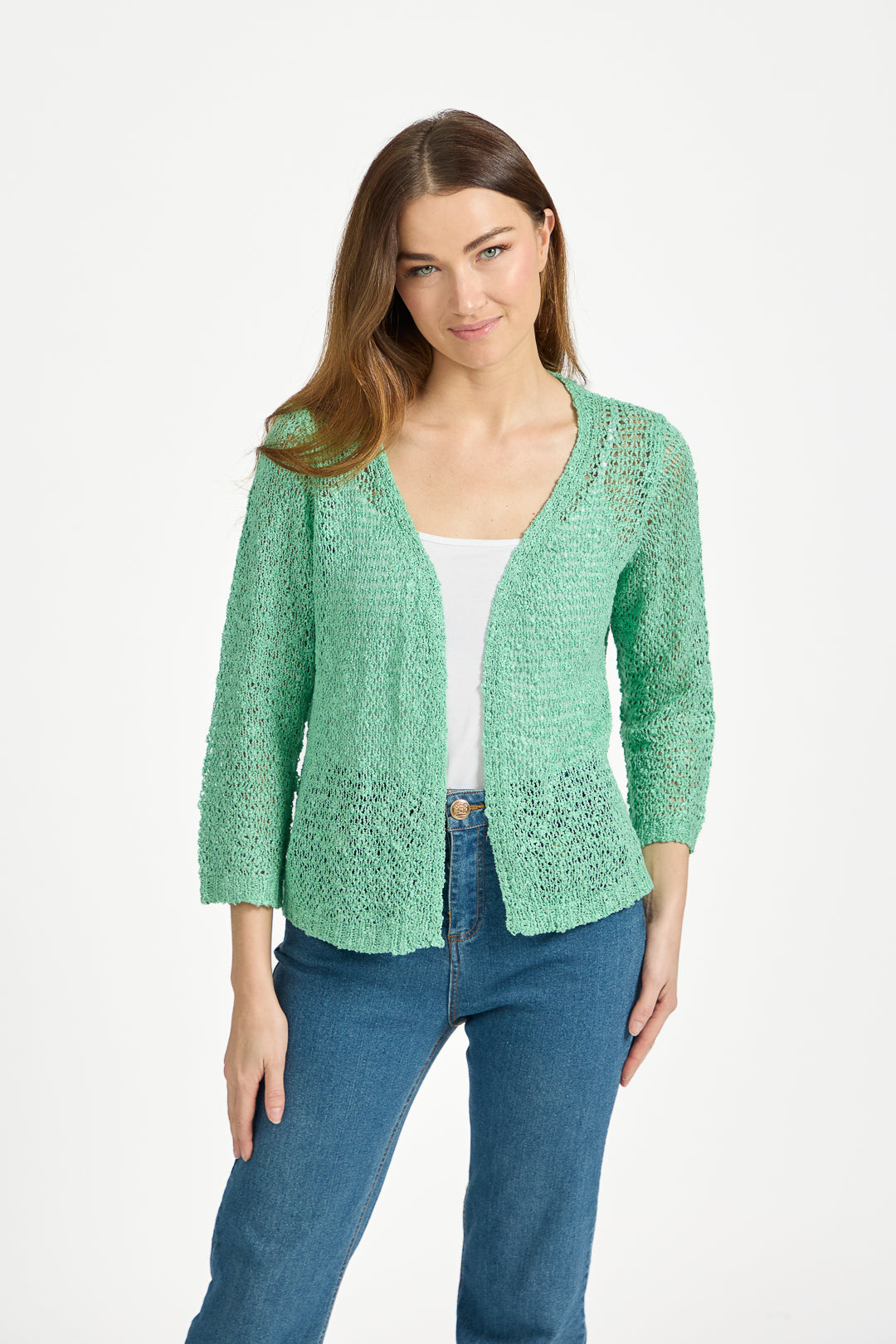 Popcorn Knit Shrug