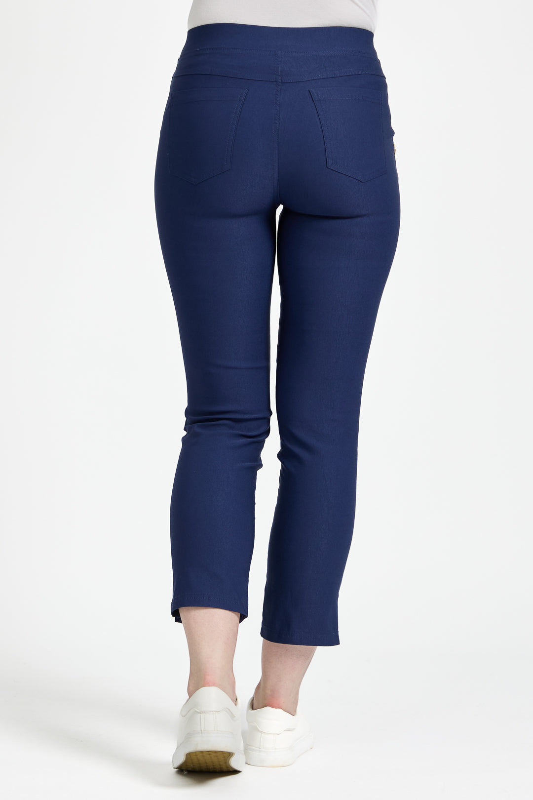 Button Detailed Bengaline Stretch Trousers
