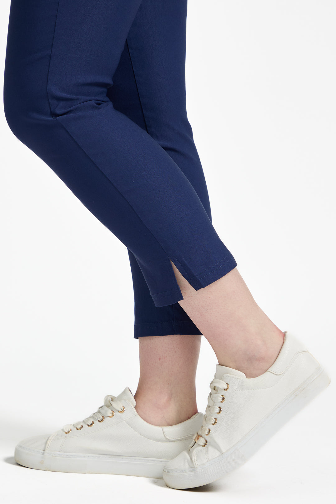 Button Detailed Bengaline Stretch Trousers