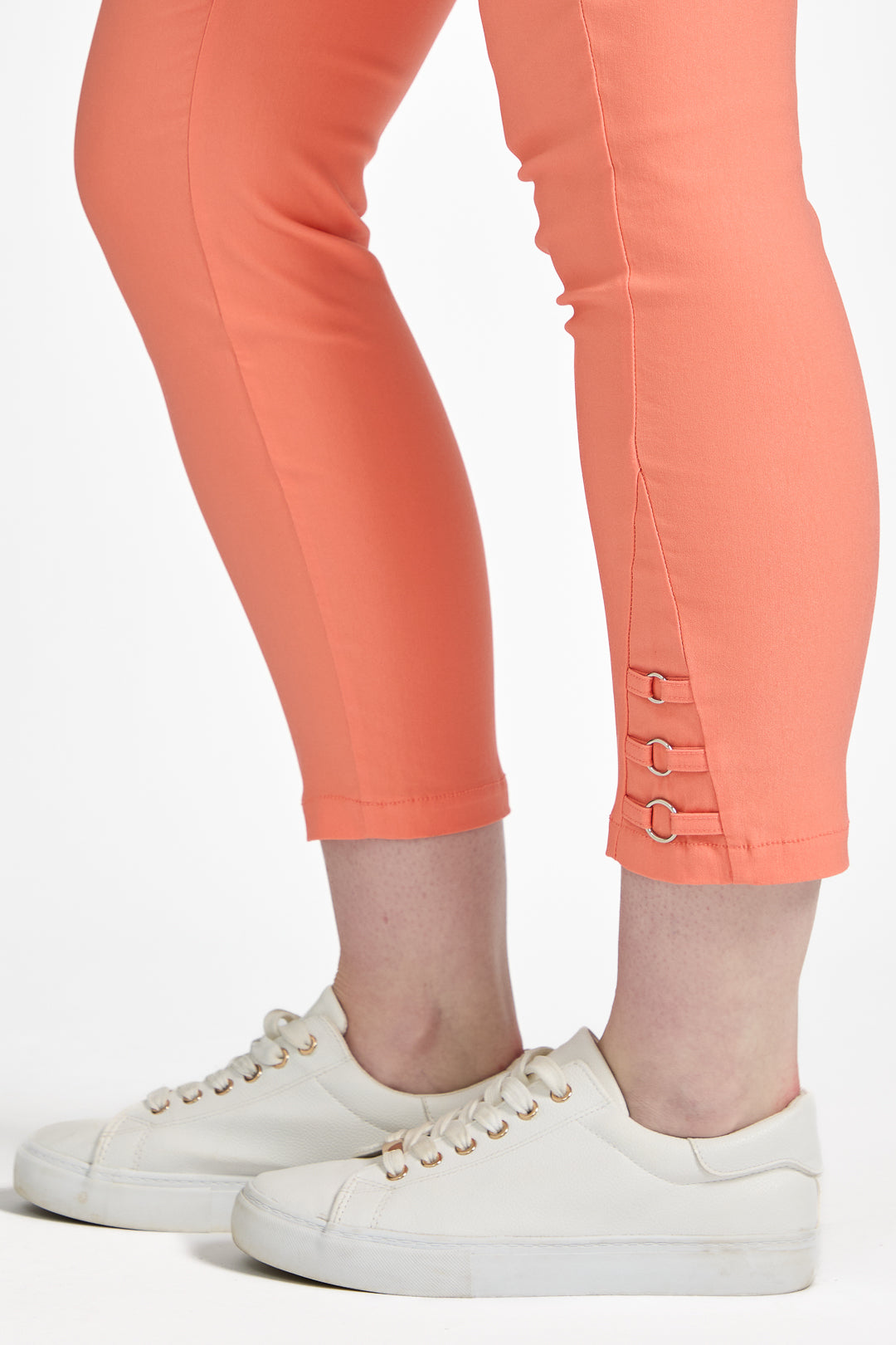 Eyelet Detailed Bengaline Stretch Trousers