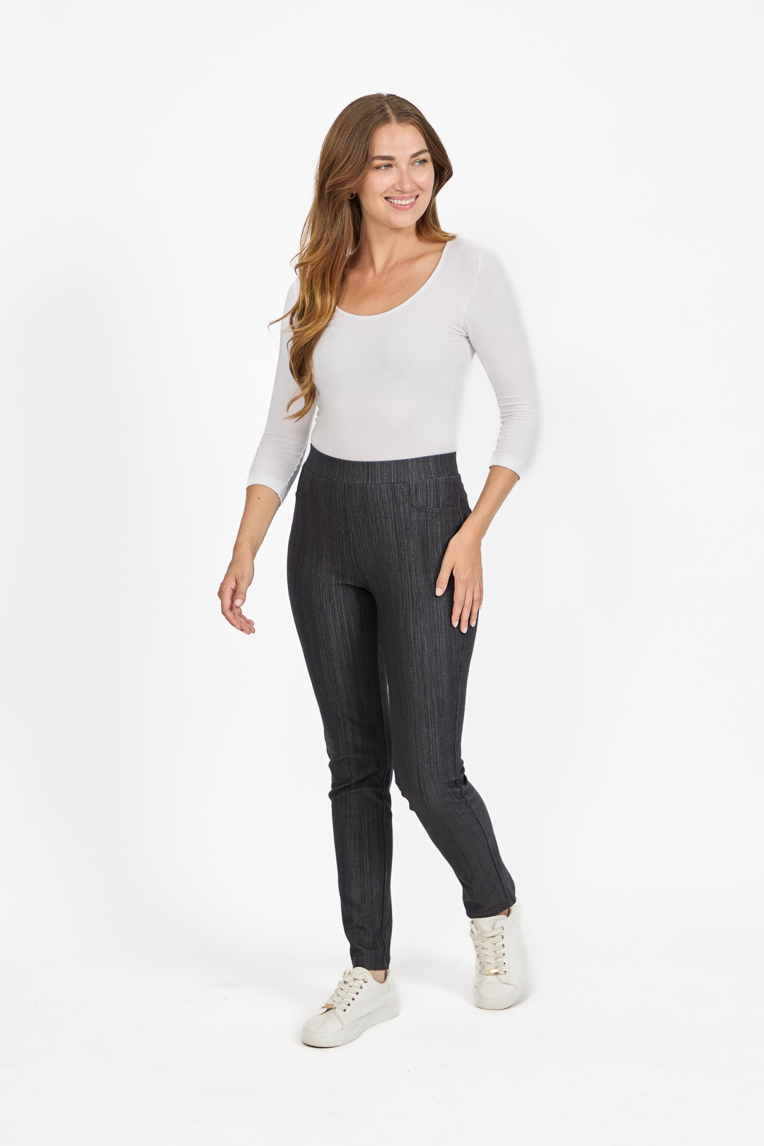 Soft Denim Stretch Pull-On Jeggings