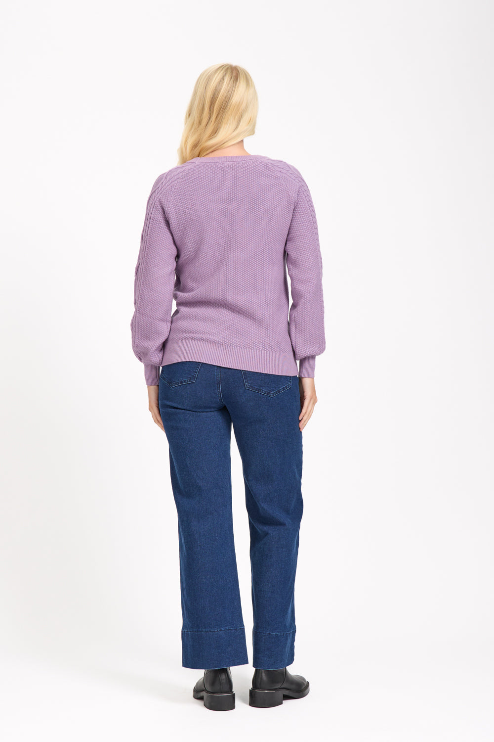 Raglan Cable Knit Jumper