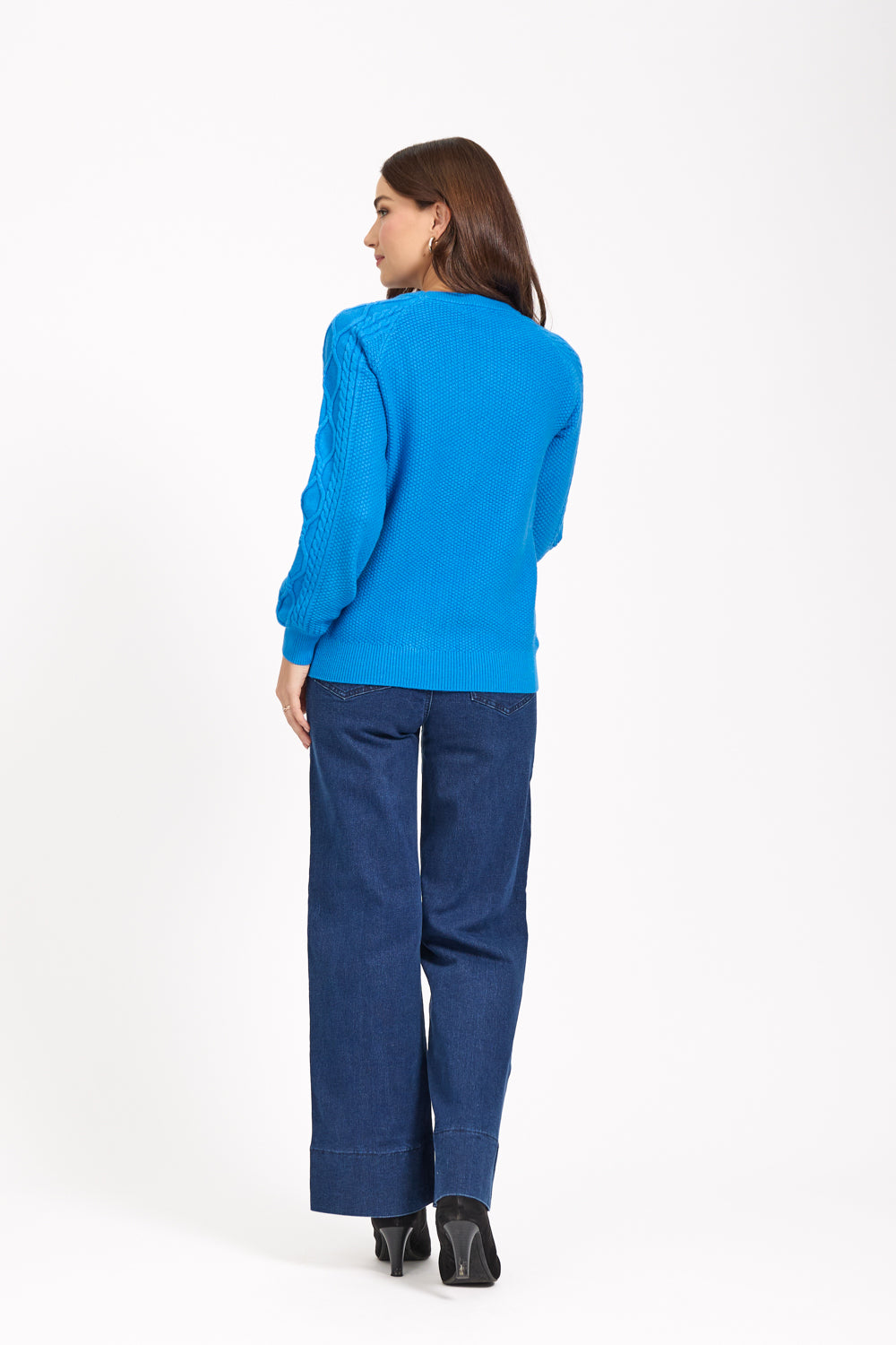 Raglan Cable Knit Jumper