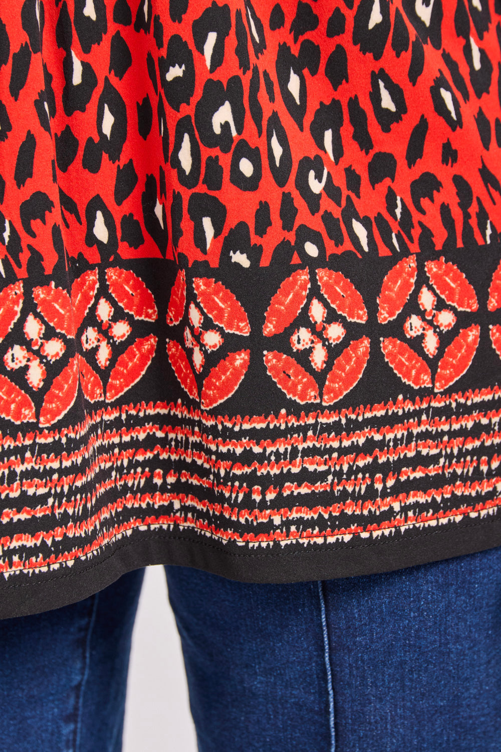 Animal Print Soft Touch Tunic