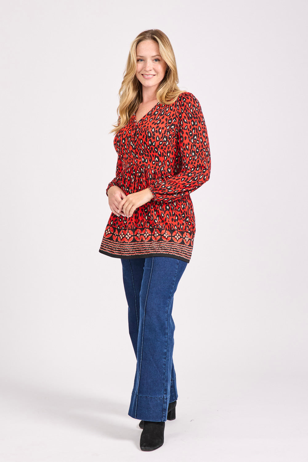 Animal Print Soft Touch Tunic