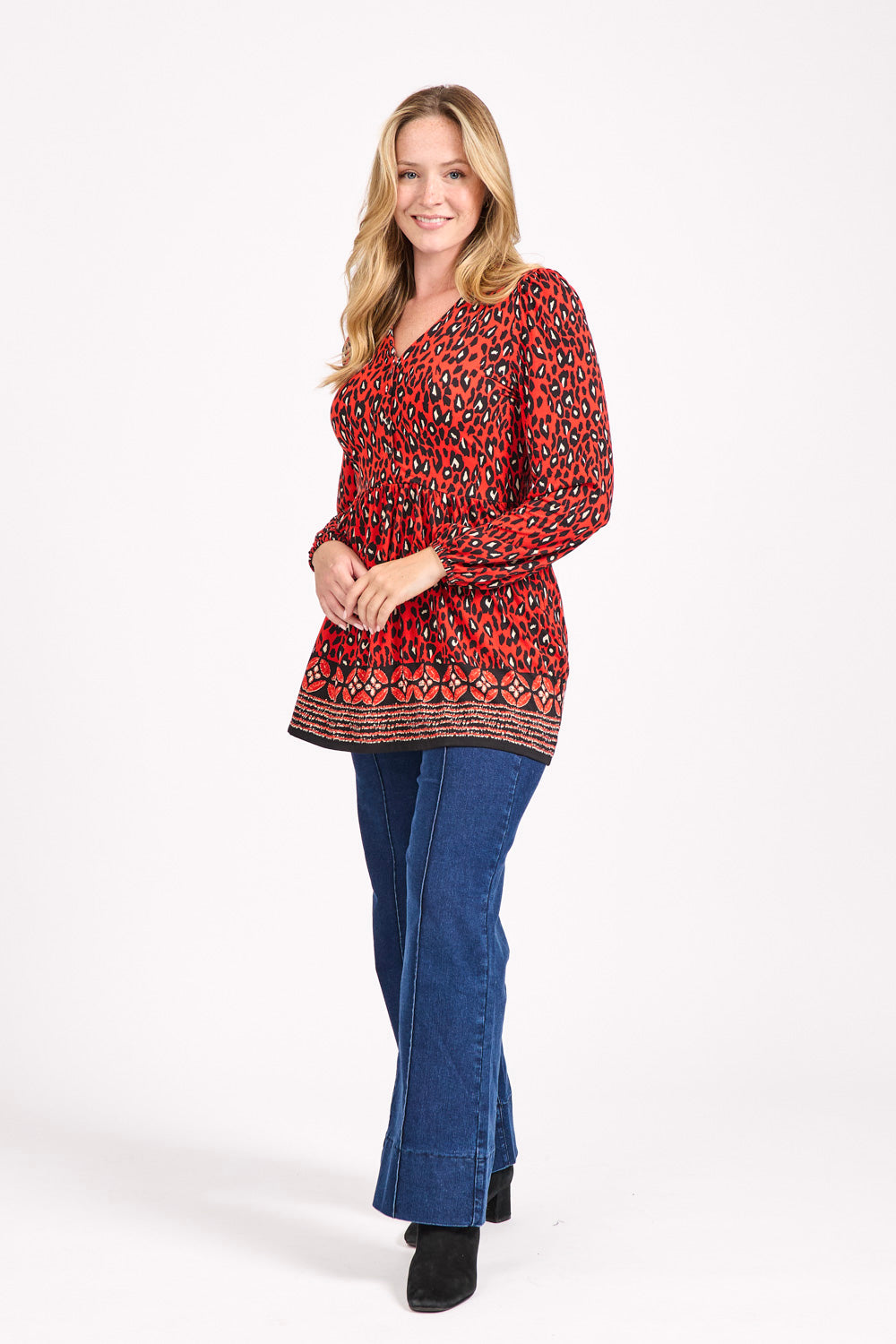 Animal Print Soft Touch Tunic