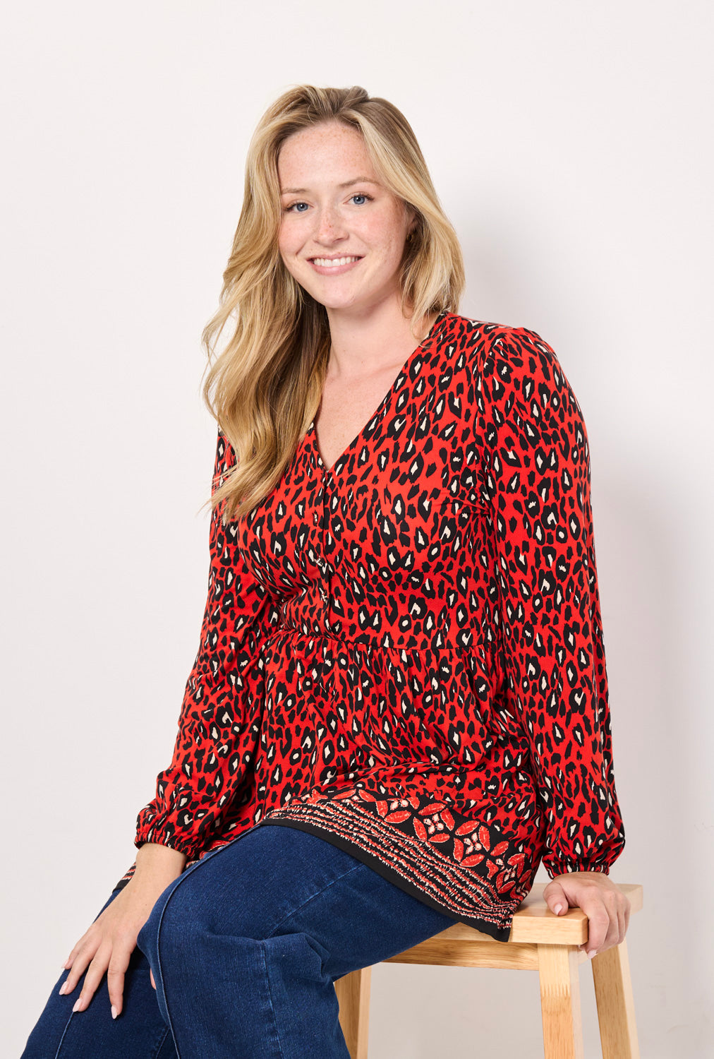 Animal Print Soft Touch Tunic