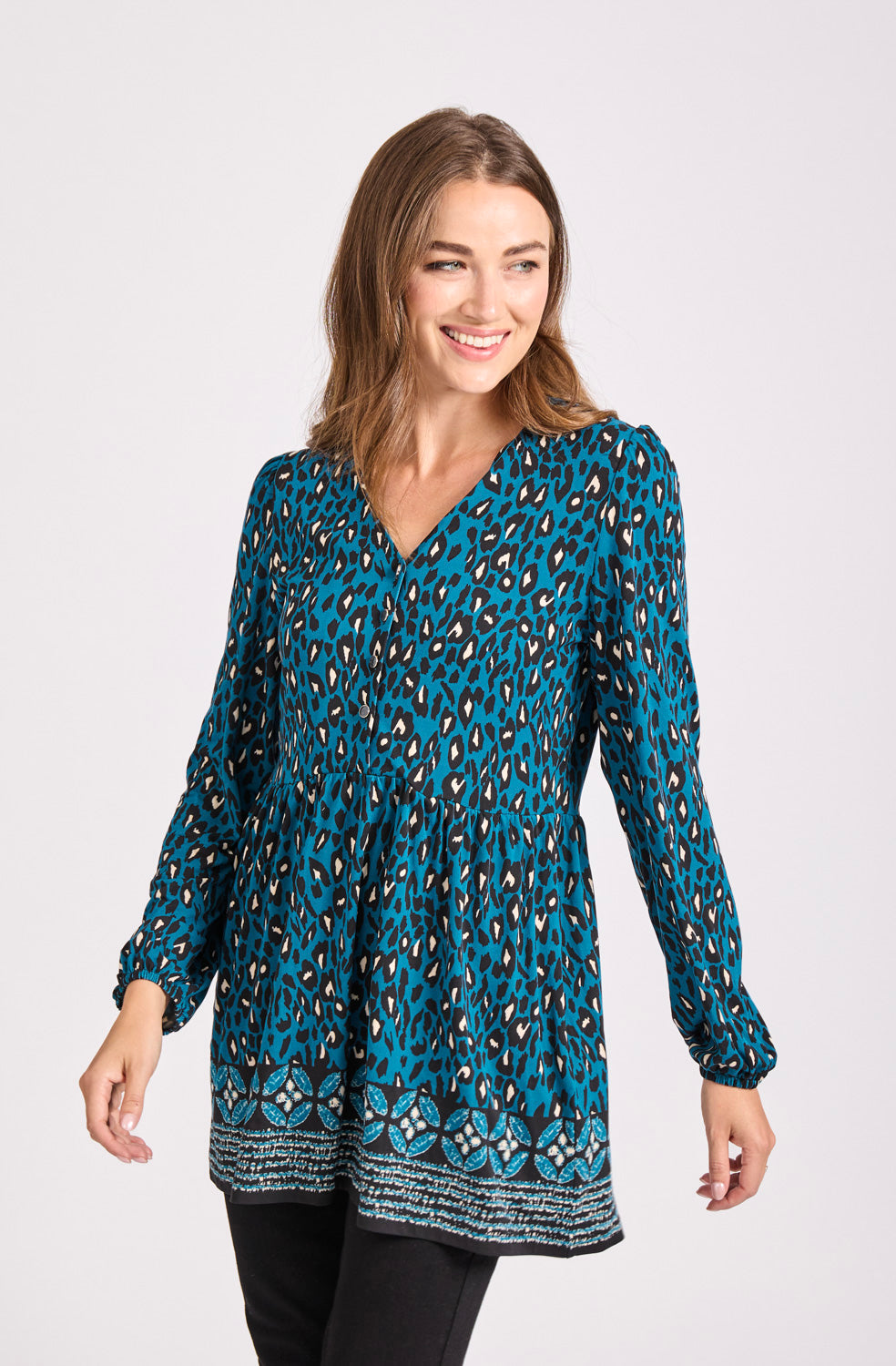 Animal Print Soft Touch Tunic