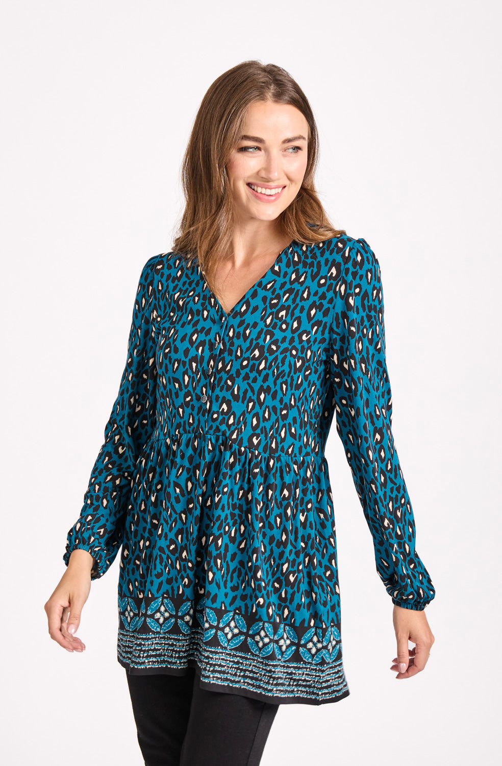 Animal Print Soft Touch Tunic