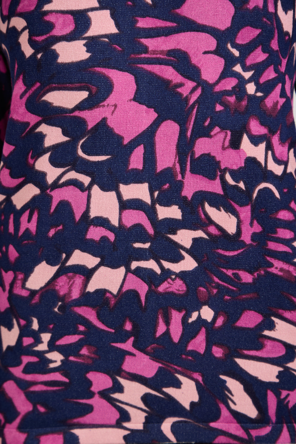 Abstract Butterfly Print Knit Jumper
