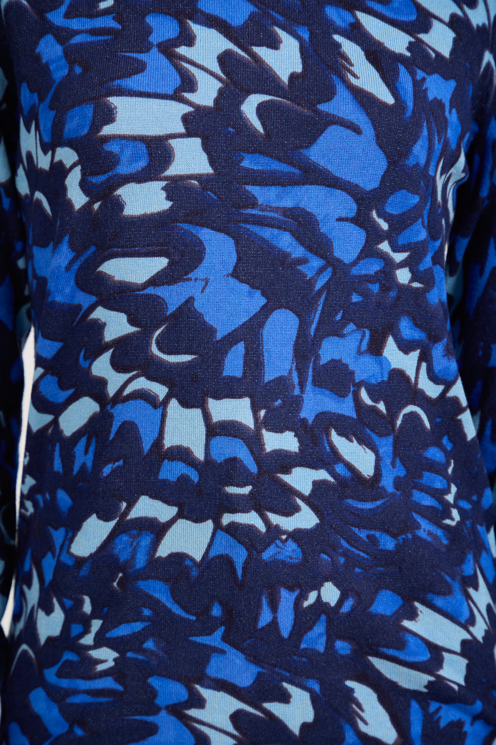 Abstract Butterfly Print Knit Jumper