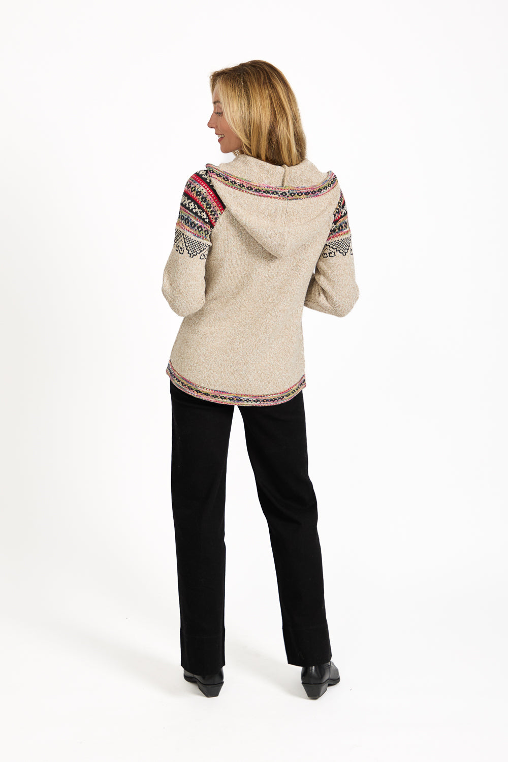 Fair Isle Hooded Jumper