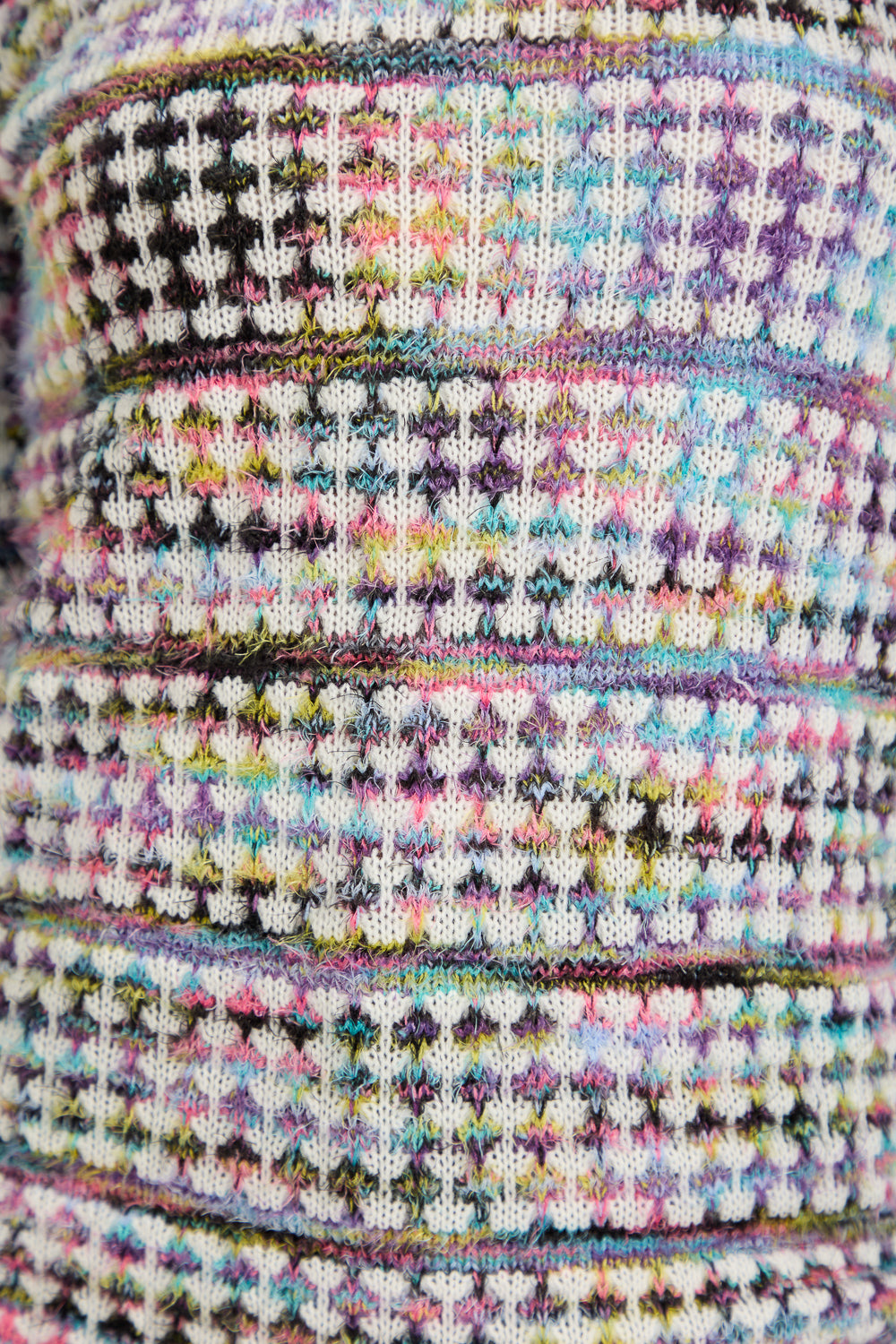 Space Dye Chequered Jumper