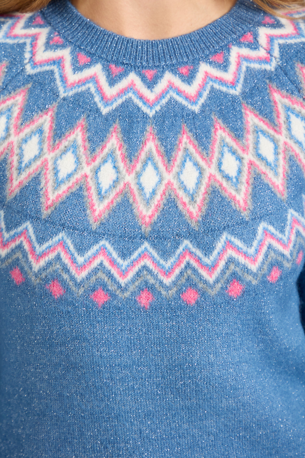 Sparkly Fair Isle Jumper