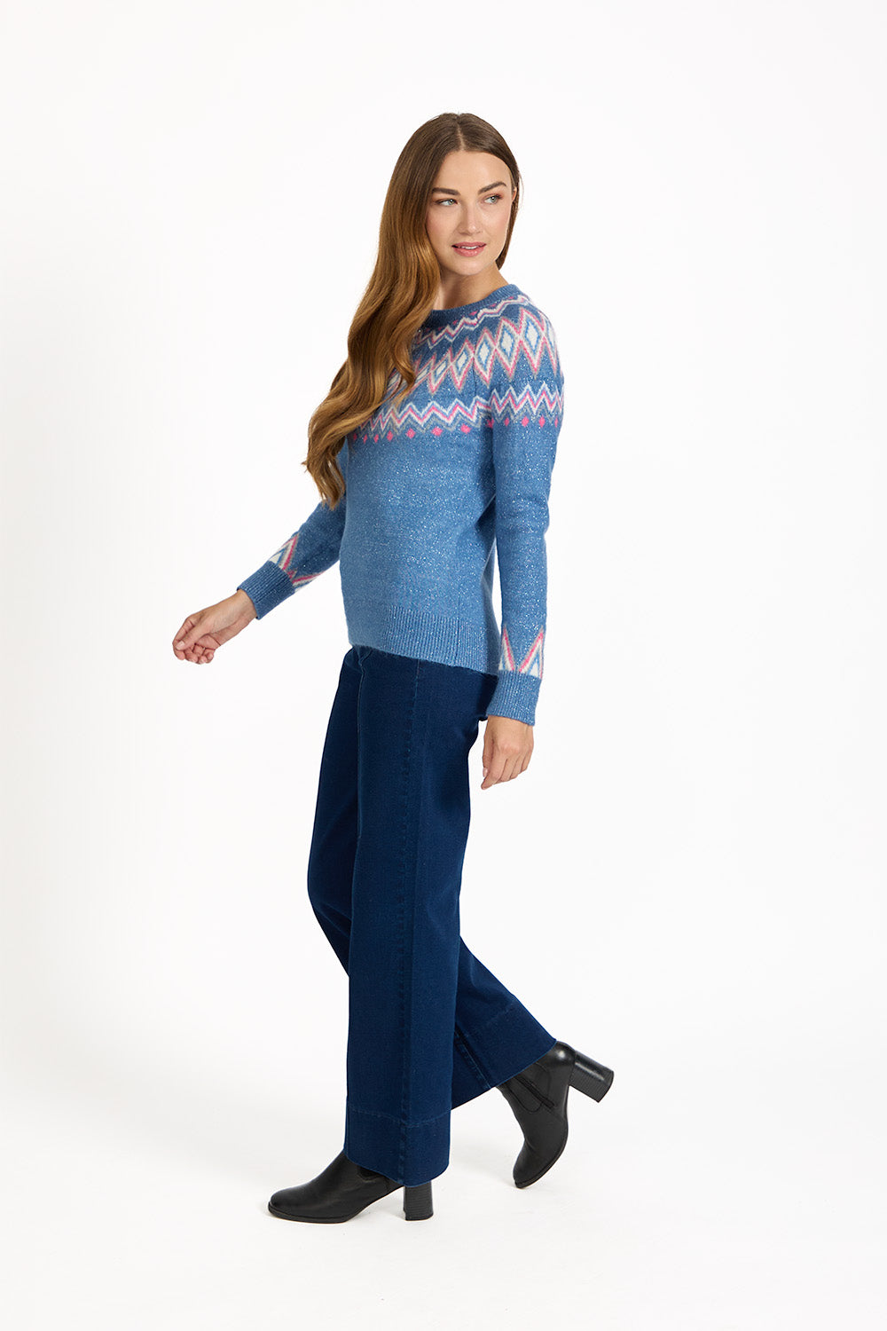 Sparkly Fair Isle Jumper