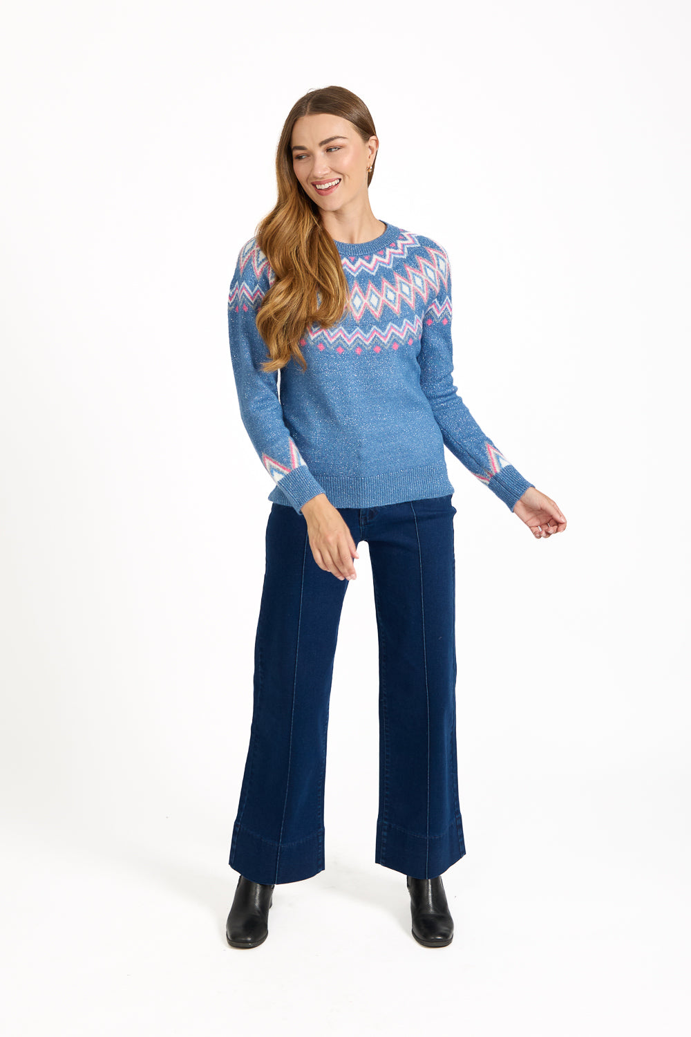 Sparkly Fair Isle Jumper