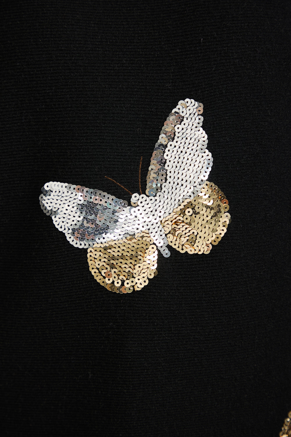 Butterfly Diamanté Embellished Batwing Jumper