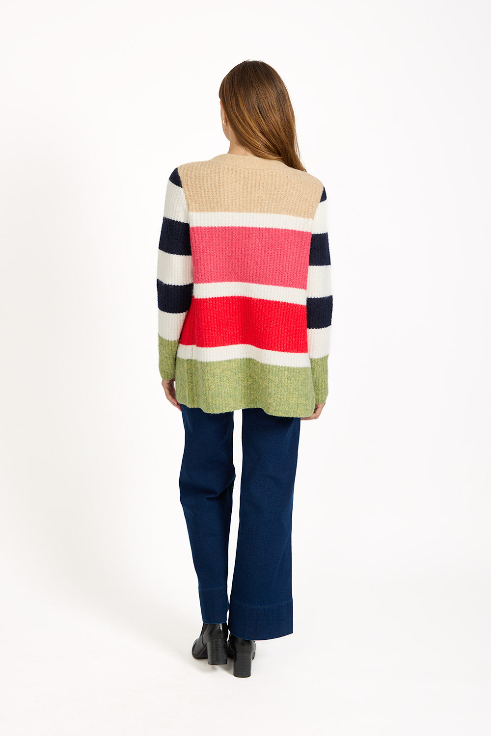 Stripe Knit Cardigan