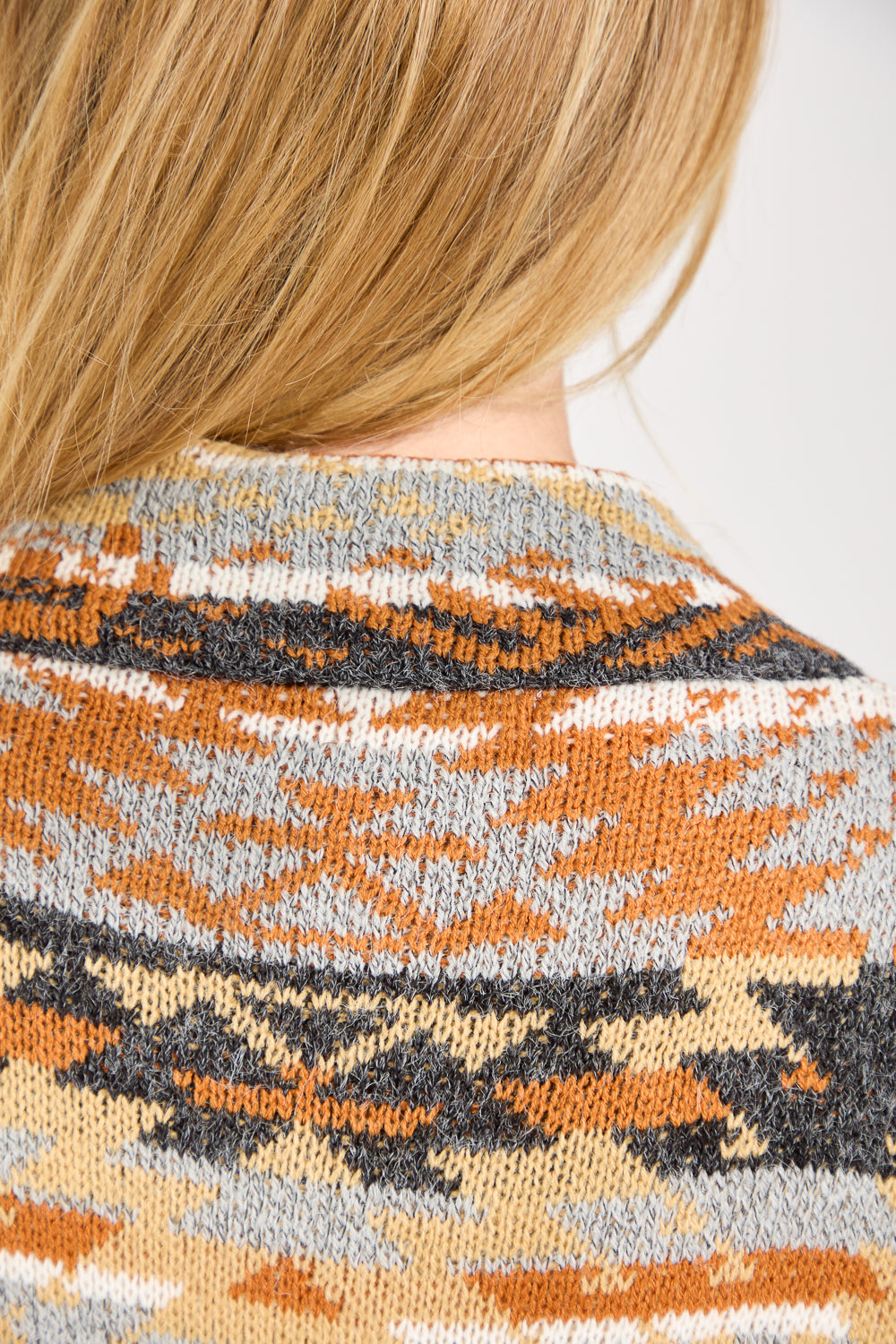 Fringed Aztec Longline Cardigan