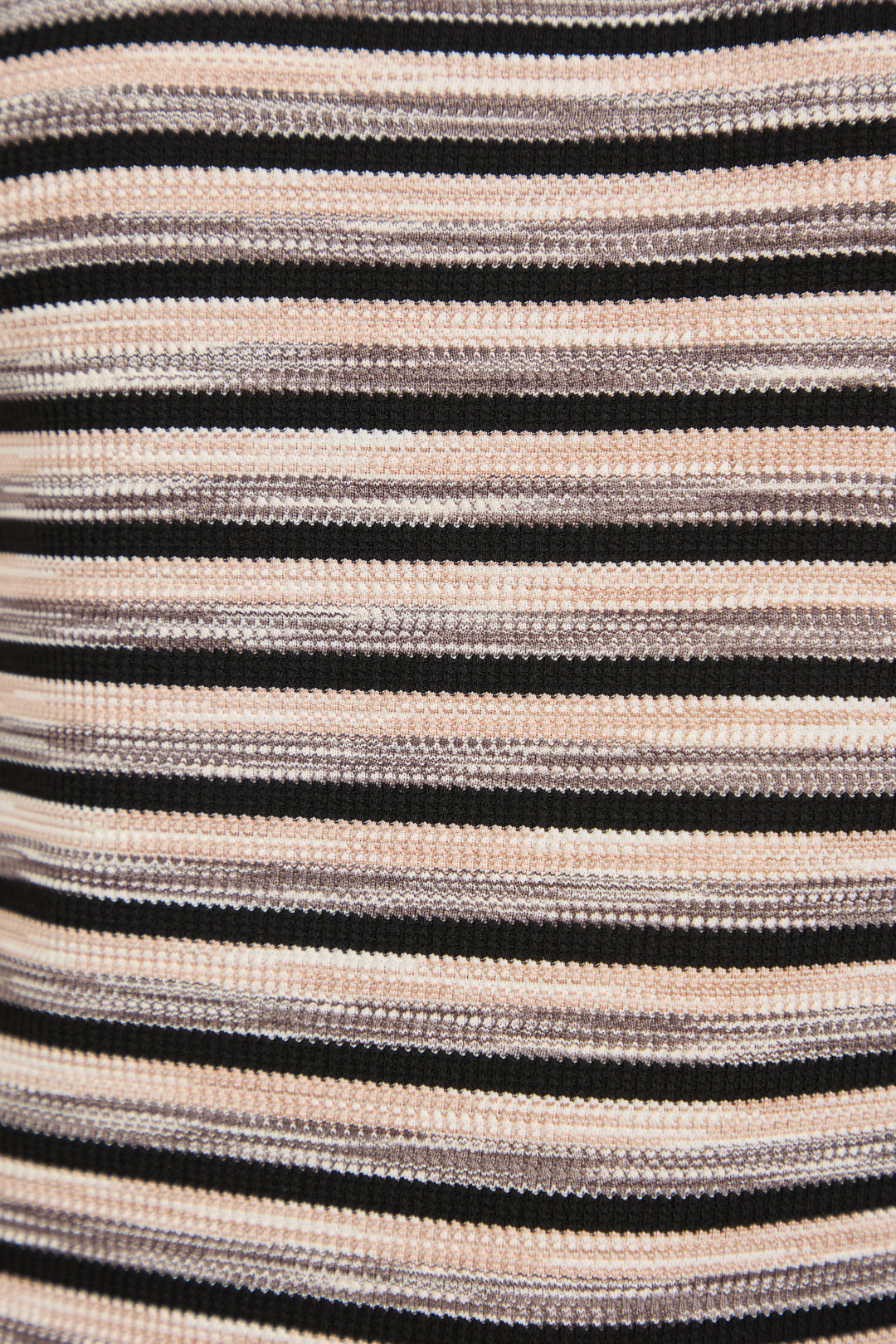 Space Dye Ribbed Jersey Button-Up Top