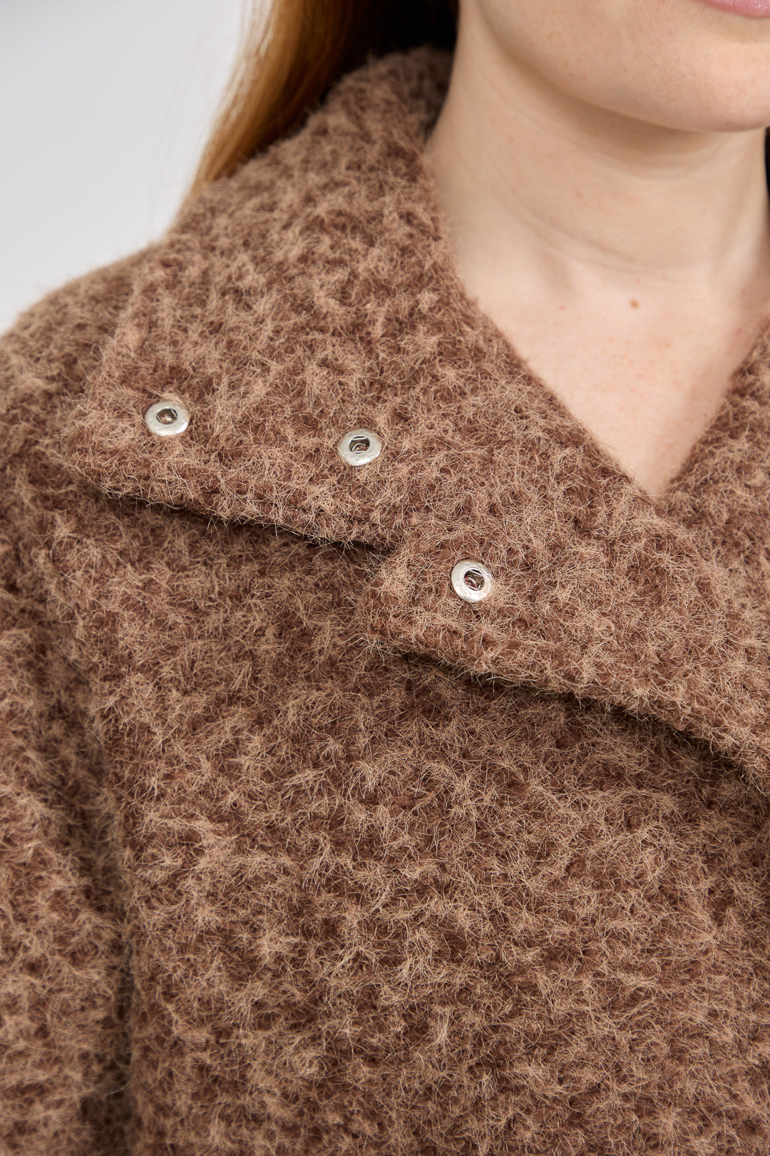 Faux Fur Fluffy Boxy Jacket
