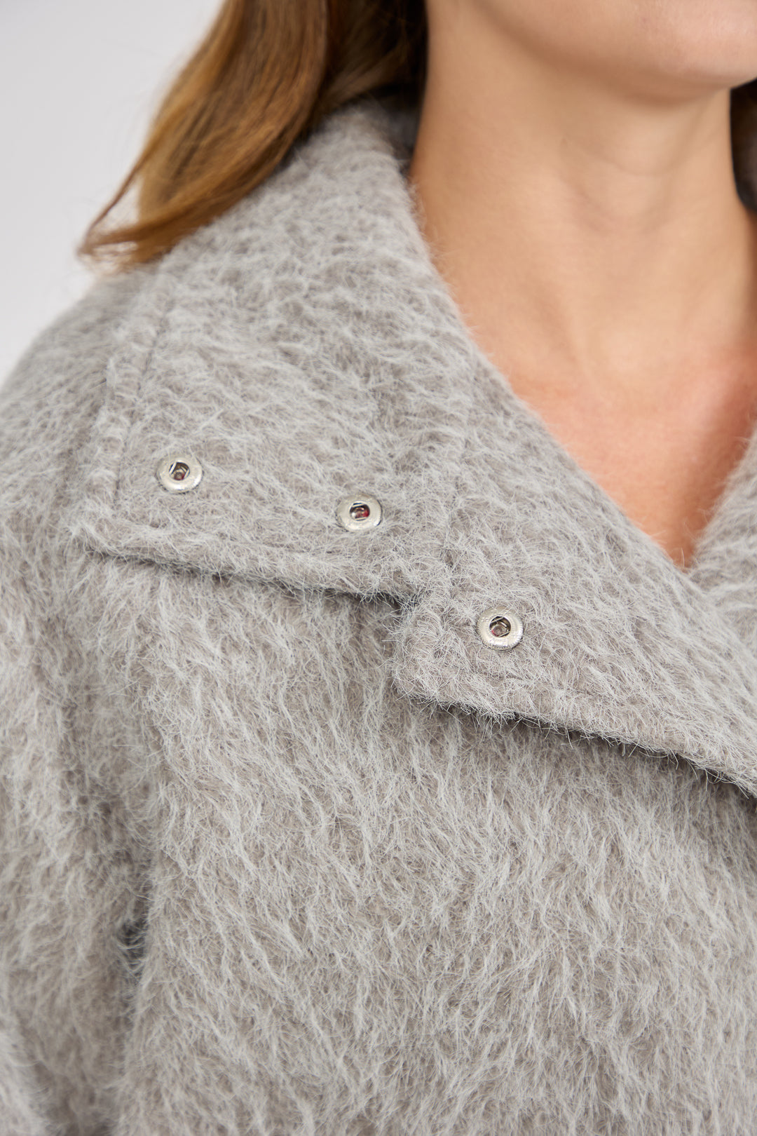 Faux Fur Fluffy Boxy Jacket
