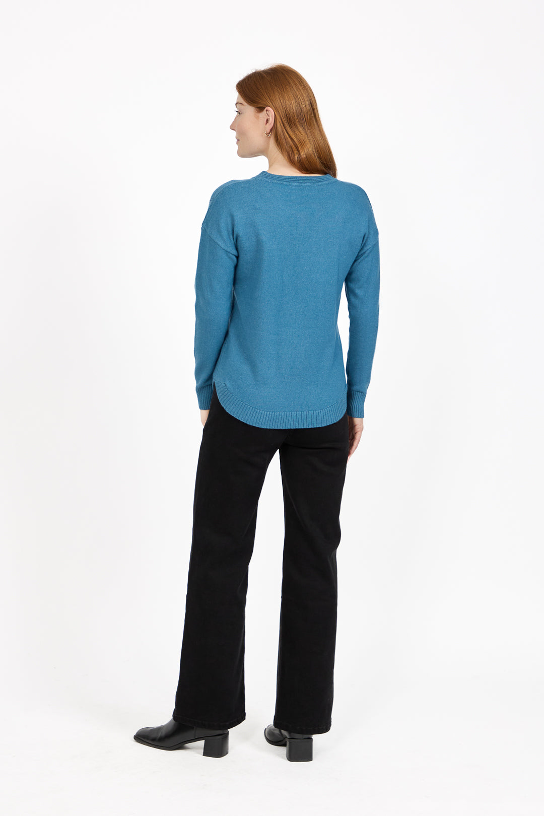 Cable-Knit Block Jumper