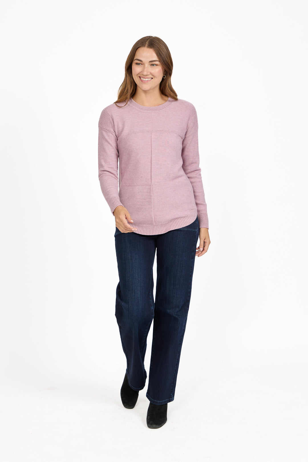 Cable-Knit Block Jumper