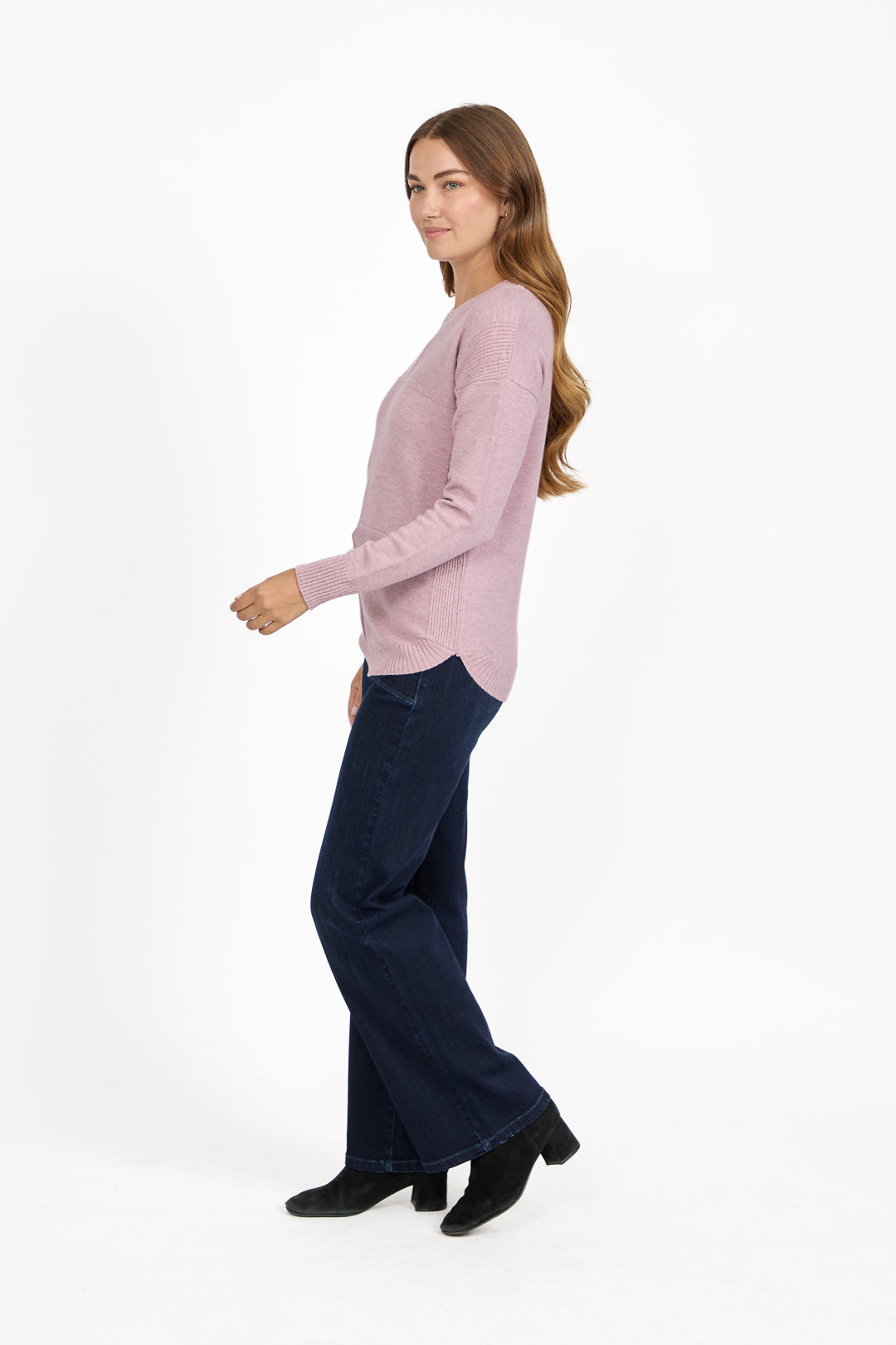 Cable-Knit Block Jumper