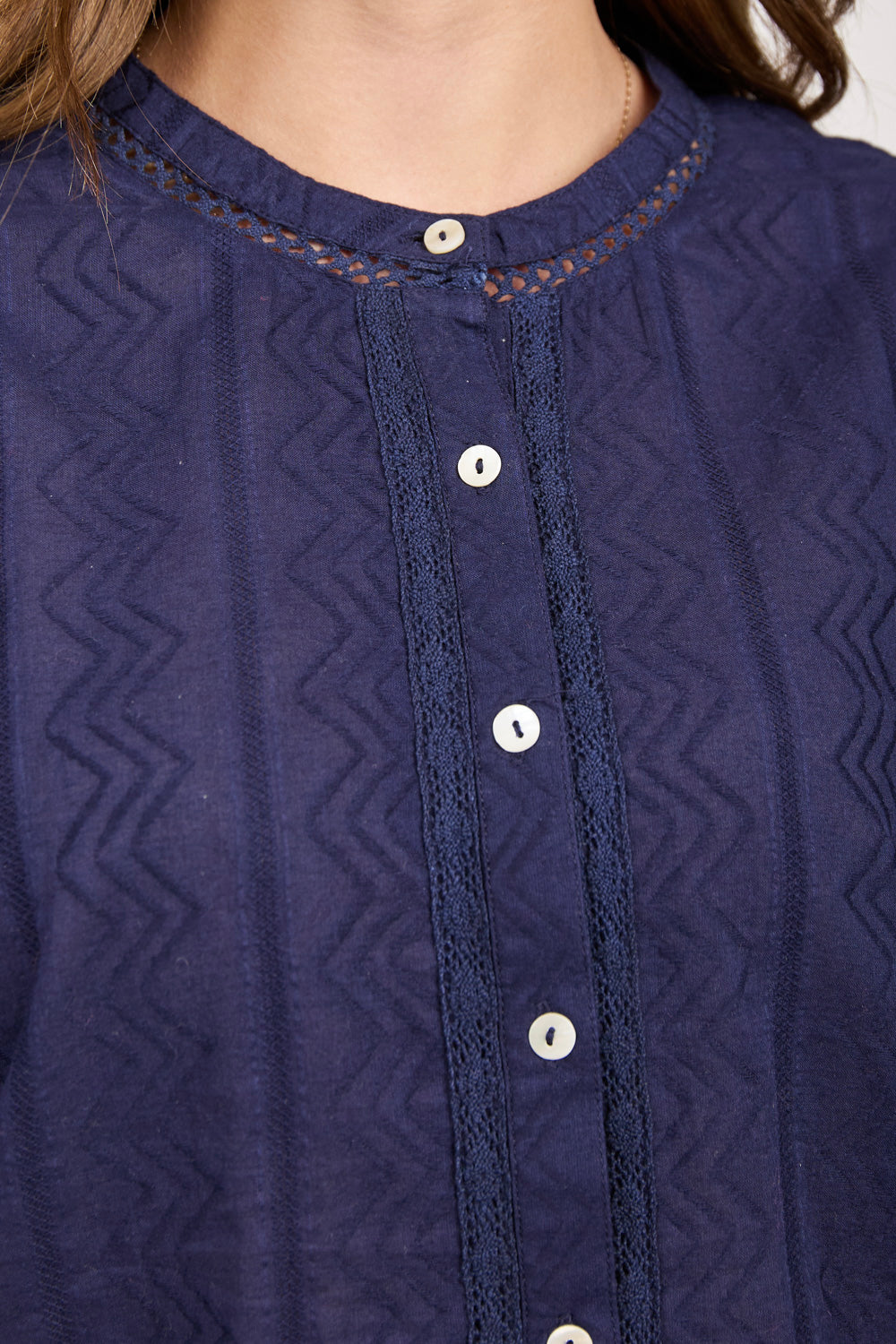 Zig Zag Textured Shirt