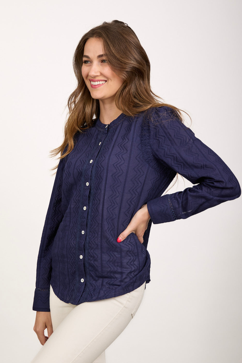 Zig Zag Textured Shirt