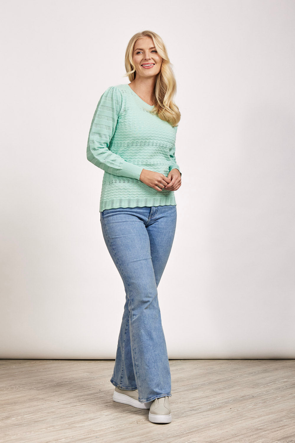Pointelle Textured Jumper