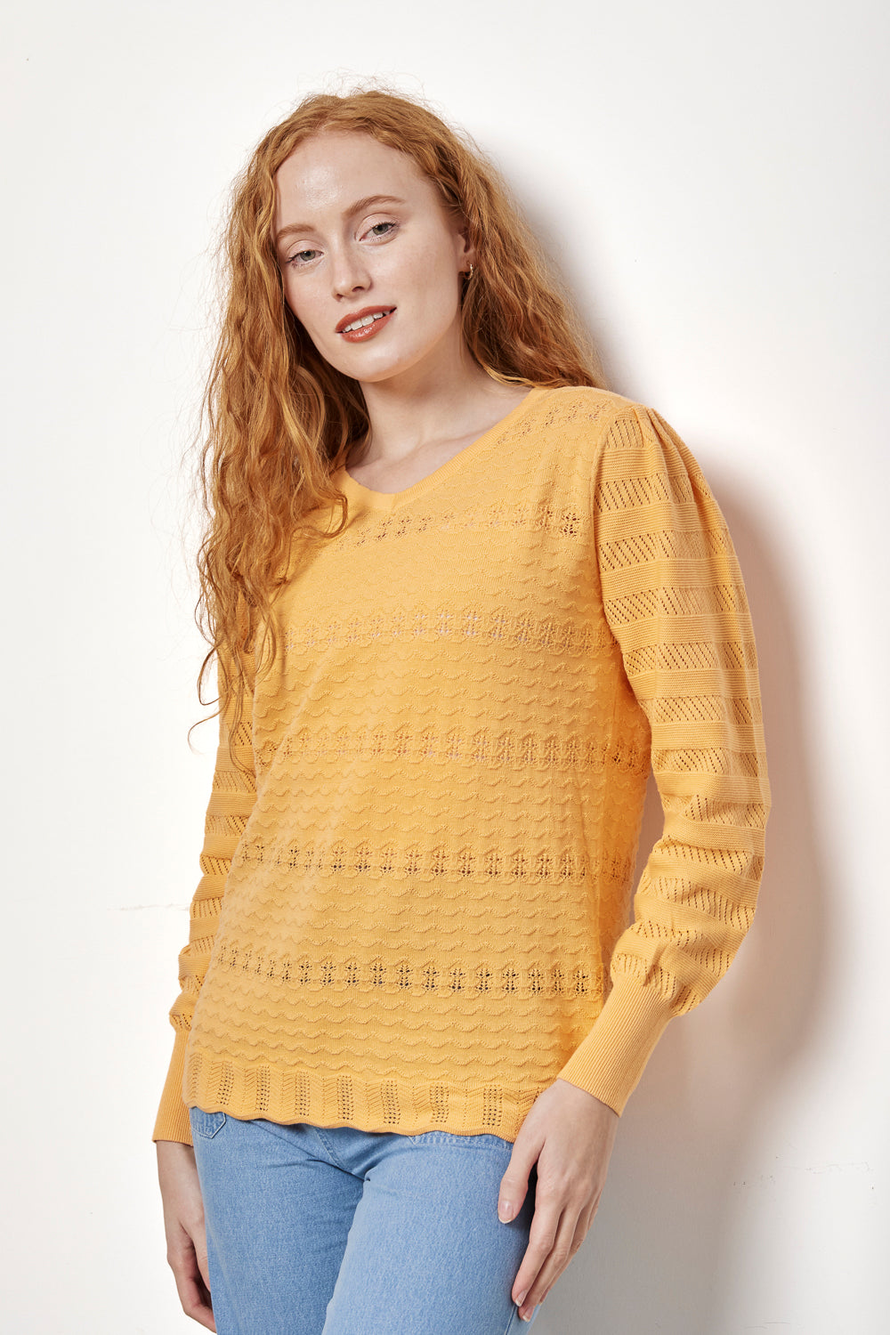 Pointelle Textured Jumper