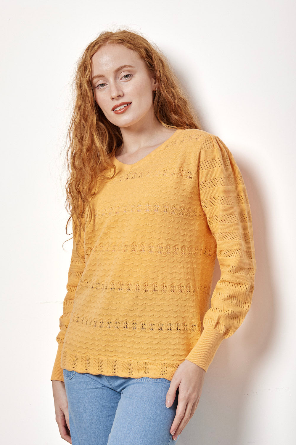 Pointelle Textured Jumper