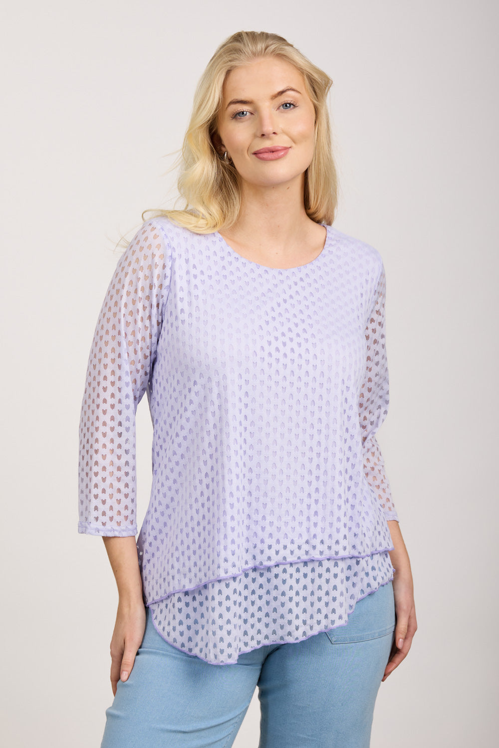 Asymmetric Mesh Layered Top